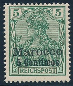 Tysk post i Marokko 1900