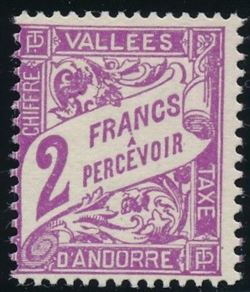 Andorra French postage due 1935
