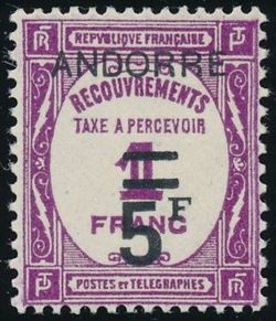 Andorra French postage due 1932